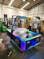 2026 Machine de jeu d'arcade Air Hockey pour 2 joueurs, Défi de vitesse, avec monnayeur métallique