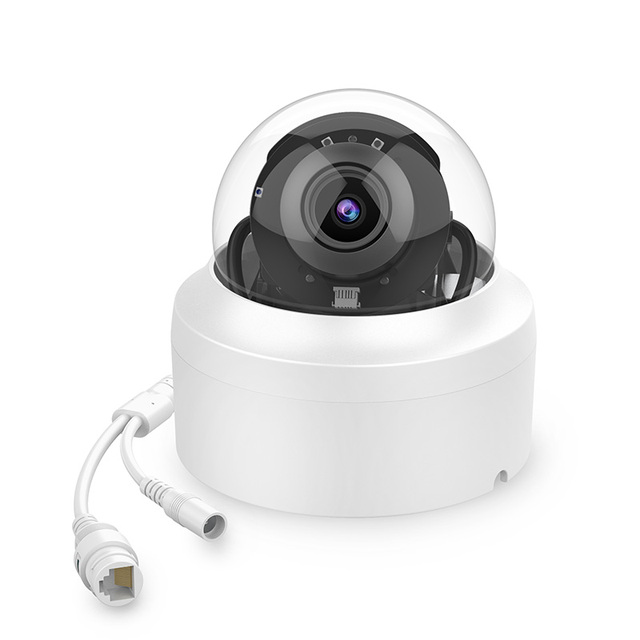 Supermarket Used Indoor CCTV Security 5MP 8MP CMOS Built-in MIC H.265 POE IP66 Waterproof PTZ IP Camera with Memory Card Storage