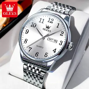 OLEVS 5535 Manufacturer Custom Own Brand Men Watches Luxury Cheap Watches In Bulk Male Watches