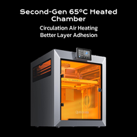 Printer 3D QIDI Q2 Combo CoreXY FDM, Kecepatan Tinggi 600mm/s, 370 ° C Hotend, 65 ° C Chamber, Auto Level, Bersertifikasi MET, Deteksi AI
