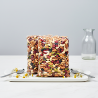 En gros, 8 types de noix et fruits secs mélangés, croustillants, salés, en baril, en-cas de noix et de fruits secs