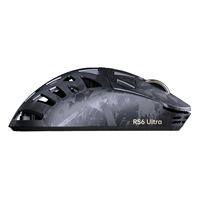 Ratón para Juegos ATTACK SHARK RS6 ULTRA de Fibra de Carbono Inalámbrico PAW3955MAX con Batería de Litio Intercambiable y Doble Frecuencia de Sondeo de 8000Hz