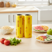 Rouleau Jumbo de Film PVC Alimentaire 5KG pour l'Exportation, Film d'Emballage Alimentaire Personnalisé avec Découpe sur Mesure