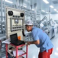 Armoire de commande électrique industrielle personnalisée IP54 en acier au carbone, boîte de distribution, système d'automatisation pour les lignes de production en usine