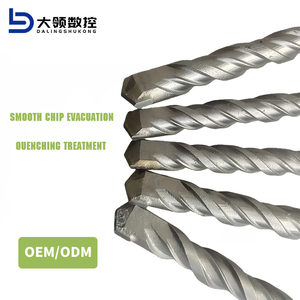 Set di Punte Elicoidali DL - 6MM Extra Lunghe con Gambo Quadro e Rivestimento Compatibili con Trapani a Percussione e Martelli Elettrici per Foratura del Metallo - Product Image 2