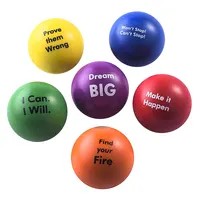 Оптовая продажа, дешевый мяч из пенопласта с индивидуальным логотипом, высококачественный круглый антистрессовый мяч для рекламы