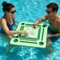 Plateau de jeu de Mahjong flottant en mousse EVA sur mesure, étanche, pour yacht, plage, lacs et fêtes