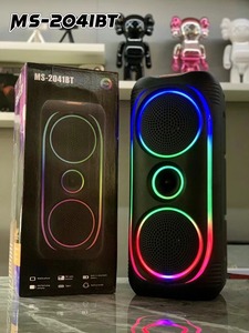 Enceinte portable sans fil BT 5W avec basses, double haut-parleur de 8 pouces, fabrication personnalisée, avec lumière LED colorée, Parlantes Portatiles BT/FM/USB/TWS - Product Image 3