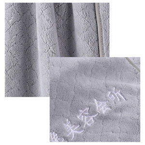 Logo personnalisé Serviette polaire corail Serviette de spa pour salon de beauté Massage spécial thérapie - Product Image 5