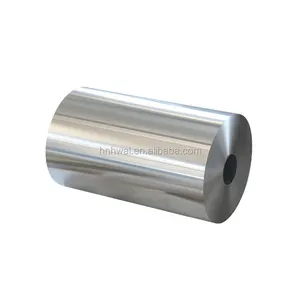 Aluminum plain foil one side without coating, another side with matt anti corrosion coating