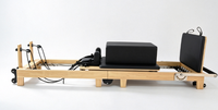 Máquina de Pilates Plegable de Madera de Roble MJD, Equipo de Pilates de Alta Calidad de Grado Comercial, Adecuado para Ejercicio Físico