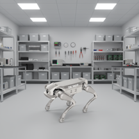 Autonomer Patrouillenroboter-Hund Bionischer Vierbeiniger Roboter für Industrielle Standortinspektion und Überwachung