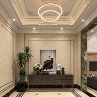 EVERWALL AB315 LED éclairage couronne moulage PU polyuréthane décoratif mousse couverture coin corniche hôtel maison décoration intérieure