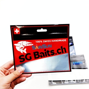 Bolsa de Plástico Suave Personalizada al por Mayor, Bolsa de Embalaje Reutilizable para Anzuelos de Pesca, Bolsa de Mylar para Señuelos de Pesca - Product Image 4