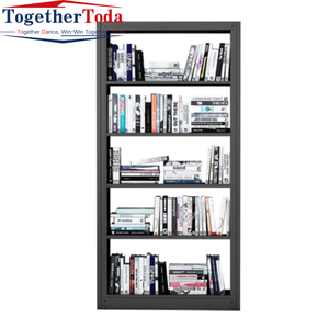 Scaffale Espositivo Multiuso in Acciaio per <span class=keywords><strong>Libri</strong></span>, Libreria Metallica per Scuole e Biblioteche, per Conservazione di <span class=keywords><strong>Libri</strong></span> di Testo e <span class=keywords><strong>Libri</strong></span> di Riferimento - Product Image 3