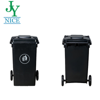 Contenedor de Basura Móvil de Gran Capacidad y Alta Calidad, Cubo de Basura de Plástico Resistente a la Intemperie con Código de Color para la Comunidad Urbana