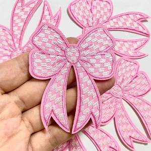Parches Termoadhesivos con Diseño de Bandera de Carreras a Cuadros, Apliques Bordados para Ropa, Jeans, Chaquetas, Sombreros, Bolsos, Decoración DIY - Product Image 2