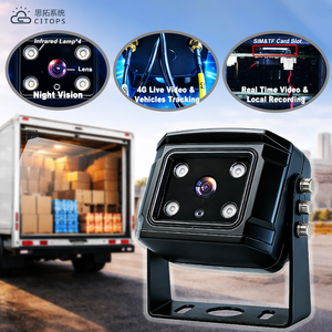 Caméra embarquée 4G avec GPS, enregistreur vidéo mobile, surveillance vidéo en temps réel, système de caméra pour flotte de camions de livraison - Product Image 3