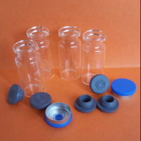 Flacon en verre borosilicate tubulaire pharmaceutique de 10 ml stérilisé