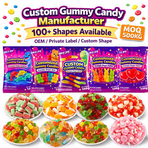Custom Shape Gummy <strong>Candy</strong> Manufacturer OEM Funny Shape Gummy <strong>Candy</strong> Supplier Private Label Bulk Wholesale <strong>Candy</strong> Factory - Product Image 1