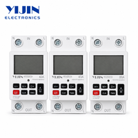 Minuteur numérique programmable hebdomadaire pour maison intelligente, 7 jours, AC220V, relais sur rail DIN, contrôle du temps 40A 63A 80A