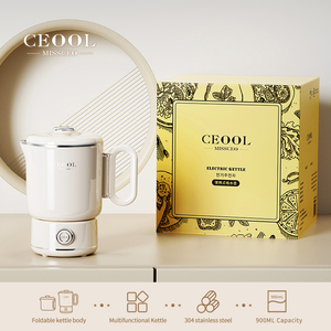 Travel Portable <b>Small</b> <b>Kettle</b> Stainless Steel for Boiling Water Mini Folding Tea Office and Home Use 1.Portable Foldi - Product Image 6
