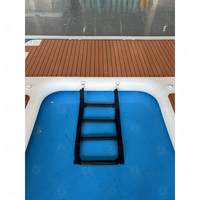 Dock pour jet ski en forme de E, double rampe ponton personnalisée, quai marin gonflable pour les plages côtières, les marinas et les passionnés de sports nautiques