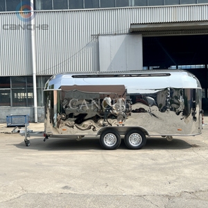 Nouvelle vente de chariot de vente ambulante électrique, camion de cuisine vintage, remorque alimentaire mobile - Product Image 2
