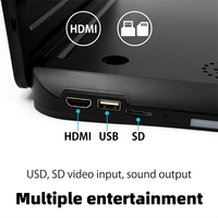 Moniteur de plafond de voiture 14 pouces 1920*1080, moniteur Android, Smart TV, Android 12, lecteur multimédia vidéo, moniteur rabattable
