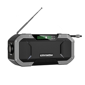 DF580 Multi-Functional Camping Lantern Speaker with <b>Solar</b>/Hand Crank Charging Handheld CB Radio Waterproof Durable Plastic - Product Image 3