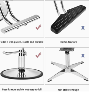 Sillón de Barbero Hidráulico Moderno y Minimalista, Giratorio y Ajustable, de Cuero PU, para Salón de Belleza, Venta al Por Mayor - Product Image 4
