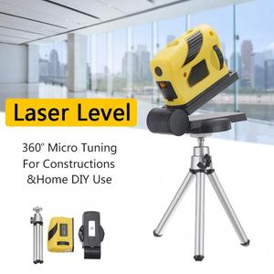 360-Degree <b>Micro</b>-Adjustable Inclined-Line Laser Aligner With Support Bracket and Infrared Crosshair 2-Line / L17 Laser Horizonta - Product Image 3