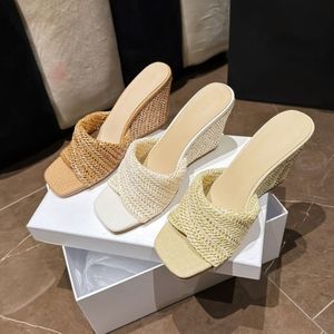 Nuevas Sandalias de Plataforma de Cuña Modernas y de Calidad con Suela de <span class=keywords><strong>Yute</strong></span> y Goma 2026 para Mujer - Product Image 1