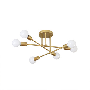 China Best Price Contemporary Modern Round Multiple Rod Iron <b>Dining</b> Room Low Pendant <b>Lights</b> Chandeliers Ceiling <b>Light</b> - Product Image 6