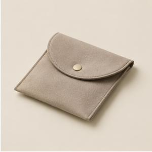Microfiber Jewelry Presentation <b>Envelope</b> with Curved Flap for <b>Gift</b> Packaging - Product Image 2