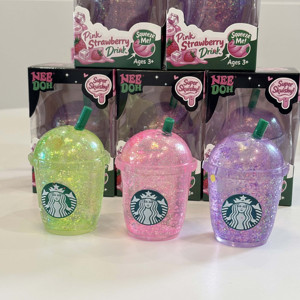 Jouets Squishy de Haute Qualité, Grandes Formes Étoile et Boba Scintillante, Thème Boisson Boba, Sensory, à Presser, en Forme de Bonbon, Maltose, Thé au Lait Boba, Boisson Squishy - Product Image 1