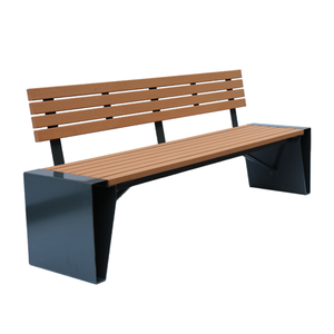 Outdoor Park Furniture Commercial Anti Vandal Wooden <strong>Bench</strong> Seat Urban Street Waterfront Plastic <strong>Wood</strong> Public Garden Seating <strong>Bench</strong> - Product Image 5