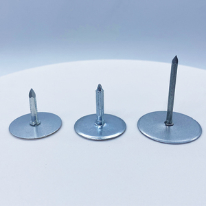 Clavos de alambre con cabeza lisa, vástago de 1 pulgada de diámetro, de acero al carbono, galvanizado, de acero inoxidable, pulido, negro brillante, recocido, común - Product Image 2