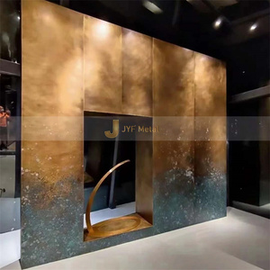 ANN2160 Fourniture d'usine sur mesure de tôles décoratives en acier inoxydable 304 colorées pour la décoration murale intérieure et les projets d'ingénierie - Product Image 4