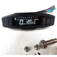 Compteur numérique universel 12V pour moto avec rétroéclairage, odomètre, compteur de vitesse, tachymètre, jauge, OEM et ODM