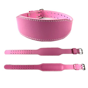 Custom Accessories Gym Leather Powerliting <strong>Exercise</strong> <strong>Belt</strong> Pink Fitness Accessories Gym Weight Lifting <strong>Belts</strong> for Women - Product Image 6