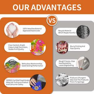 High Quality 3.5 Mylar <b>Bags</b> Food Grade Mylar Packaging <b>Bags</b> Aluminum Foil Candy ice packaging <b>bags</b> Gravure Printed OEM in Stock - Product Image 6