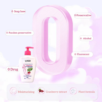 Gel Intime Féminin Équilibre pH, 250ml, Soin Personnel Naturel Sans Savon Ni Alcool, Parfum Fruité Longue Durée pour Femmes