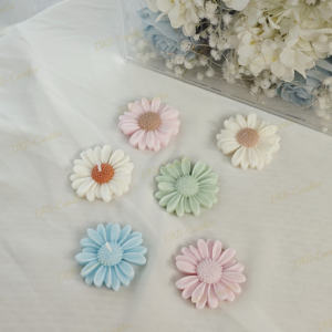 Vela de aromaterapia con forma de flor de Margarita, velas de manzanilla 3D grandes hechas a mano, novedad - Product Image 6