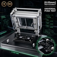 Support de test fonctionnel universel pour PCB, type crémaillère manuelle, pour test FCT de PCBA, avec sonde réglable et lit de broches