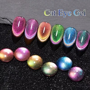 <span class=keywords><strong>Vernis</strong></span> à ongles gel Aurora Starlit effet œil de chat, paillettes arc-en-ciel, gel magnétique Galaxy Cat pour nail art, <span class=keywords><strong>semi</strong></span>-<span class=keywords><strong>permanent</strong></span> UV, à retirer par trempage - Product Image 5