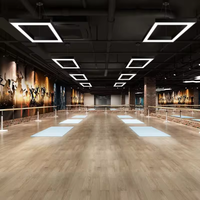 Lampes suspendues linéaires de style classique carré populaires, lampes LED pour billard, pour table de billard de 8 pieds et 9 pieds
