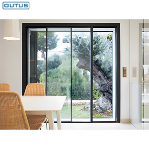 Portes françaises doubles sur mesure OUTUS pour chambre à coucher, portes coulissantes ou battantes en <span class=keywords><strong>verre</strong></span> moderne avec <span class=keywords><strong>verre</strong></span> trempé - Product Image 2