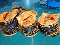 Conduit d'air flexible en PVC Fushilin FSL-NY de haute qualité, durable, résistant au feu, 50-400 mm, 10 m, norme ISO