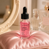 Sérum Visage Multi-Glycane au Riz Violet, Vitamine C, Acide Hyaluronique, Antioxydant, Soin Repulpant pour la Peau, 30mL